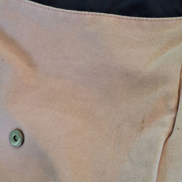 KAVU Wayfare Mini Crossbody Cherry Blossom Pale Peach Faux Suede Flap Boho - Picture 15 of 16